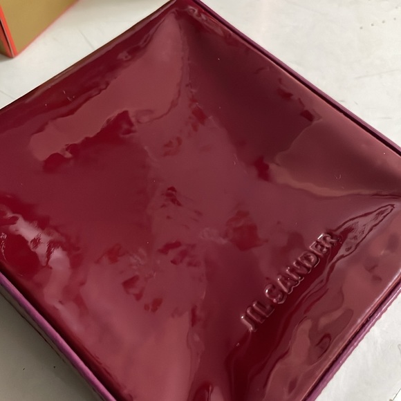JIL SANDER Raspberry  πSmall Evening Clutch Bag - Picture 10 of 12